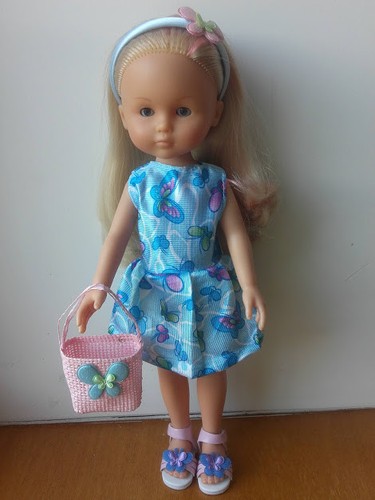 Tenue robe papillon - , bleu